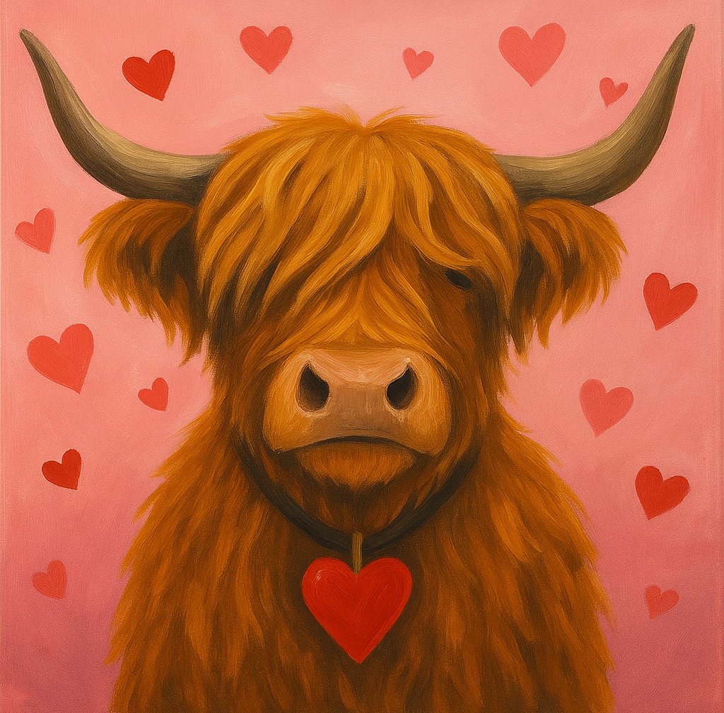Highland Cow Painting