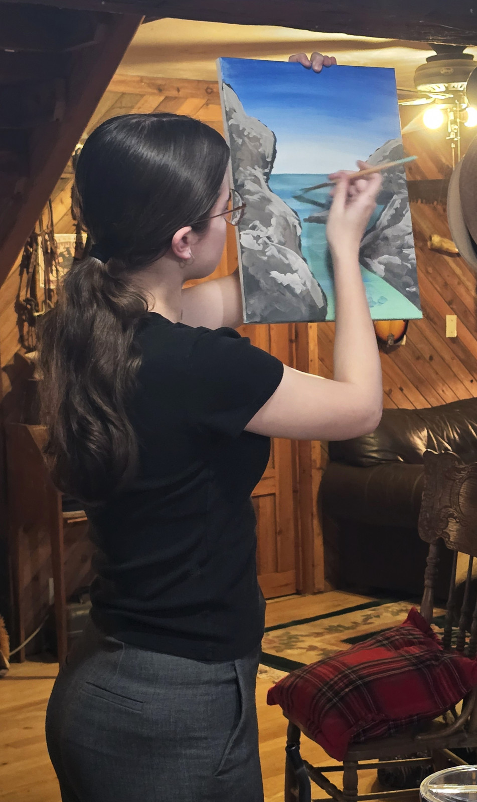 Paint and sip event