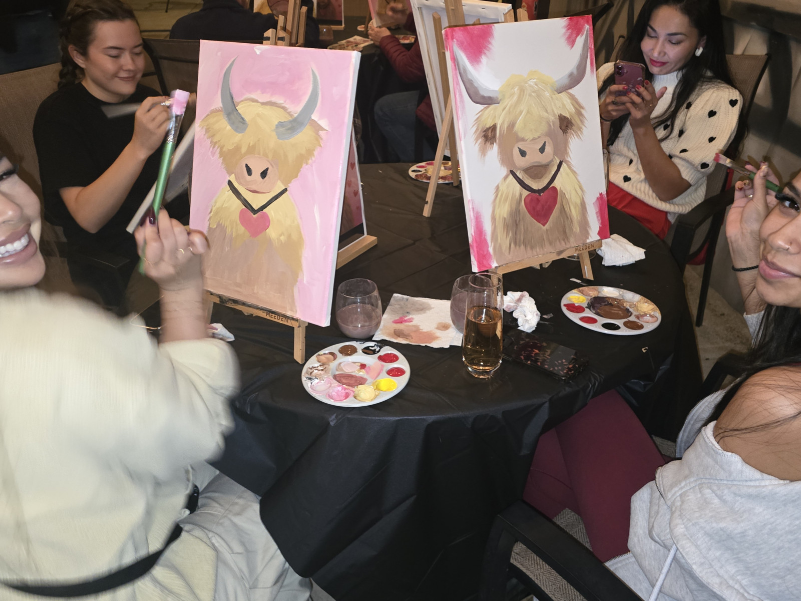 Paint and sip event